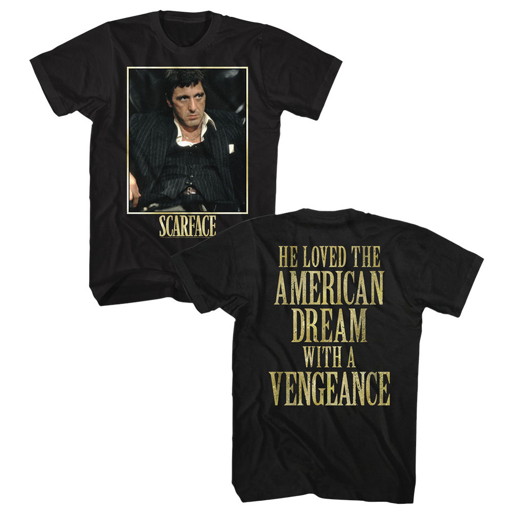 Scarface Bad Guy Black T-Shirt 2 Sided